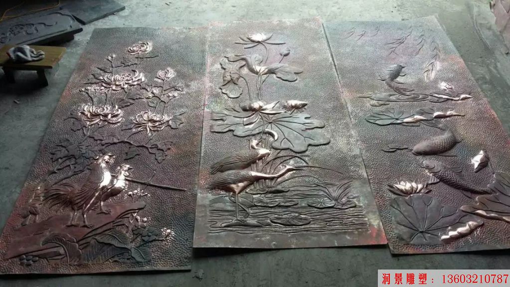 墻體壁畫(huà)銅浮雕