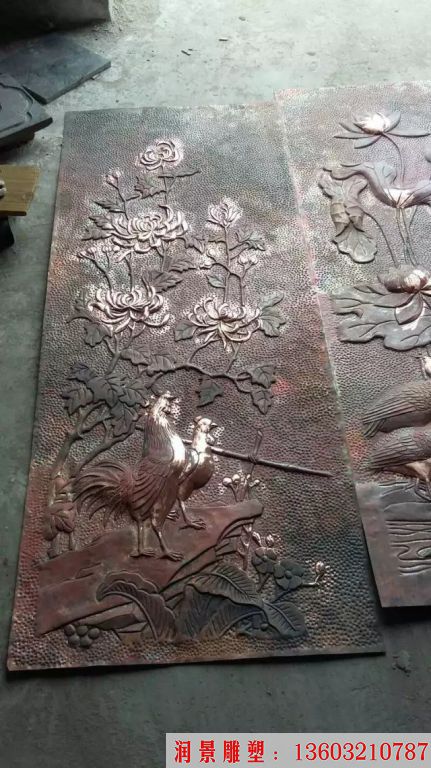 墻體壁畫(huà)銅浮雕1