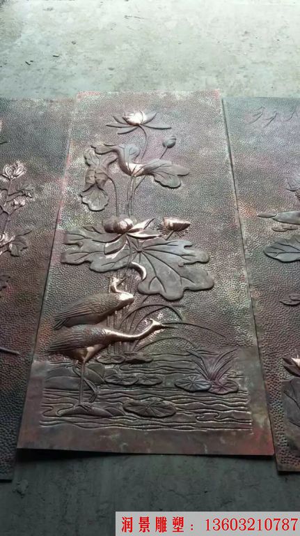 墻體壁畫(huà)銅浮雕2